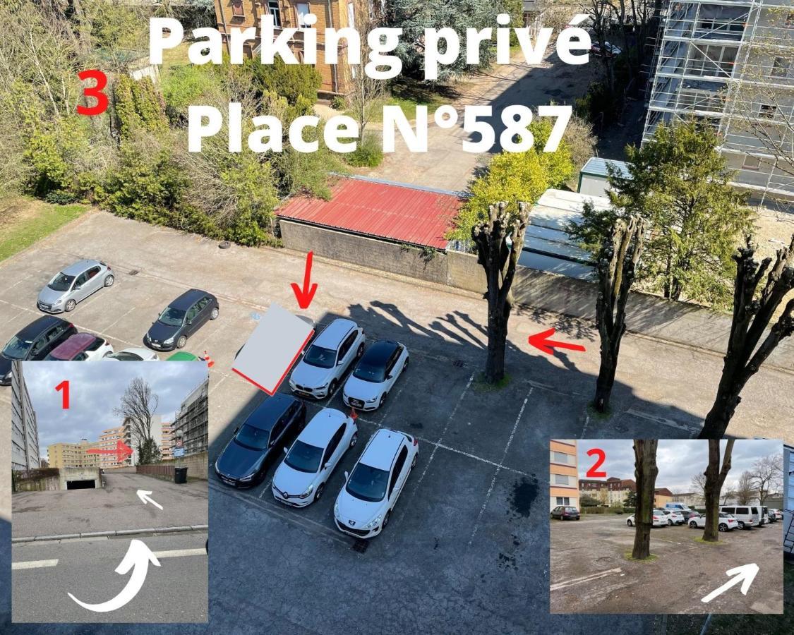 Le Petit Manhattan - Appartement Prive De 45 M2 - 2 A 4 Personnes - Parking Prive Metz Exterior foto
